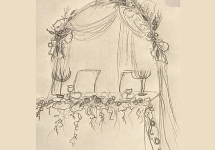 Croquis_mariage_terracotta-table_maries